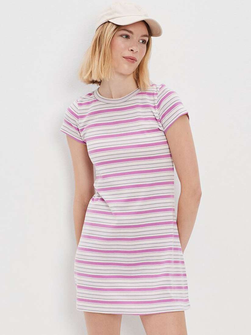 Buy AMERICAN EAGLE OUTFITTERS Striped Mini T Shirt Dress Dresses for Women 24666452 Myntra