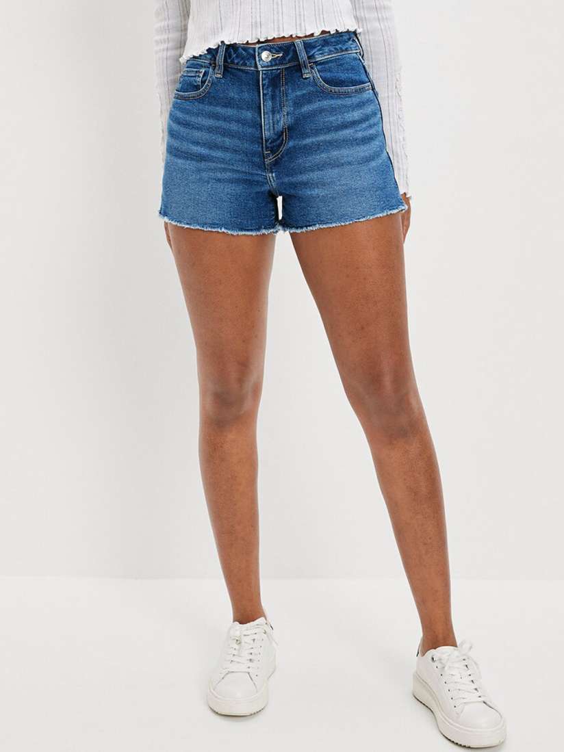 Buy AMERICAN EAGLE OUTFITTERS Women Mid Rise Denim Shorts Shorts for Women 24666858 Myntra