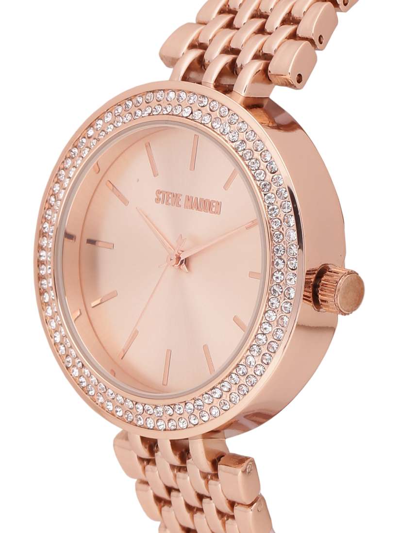 Steve madden rose gold watch cheap