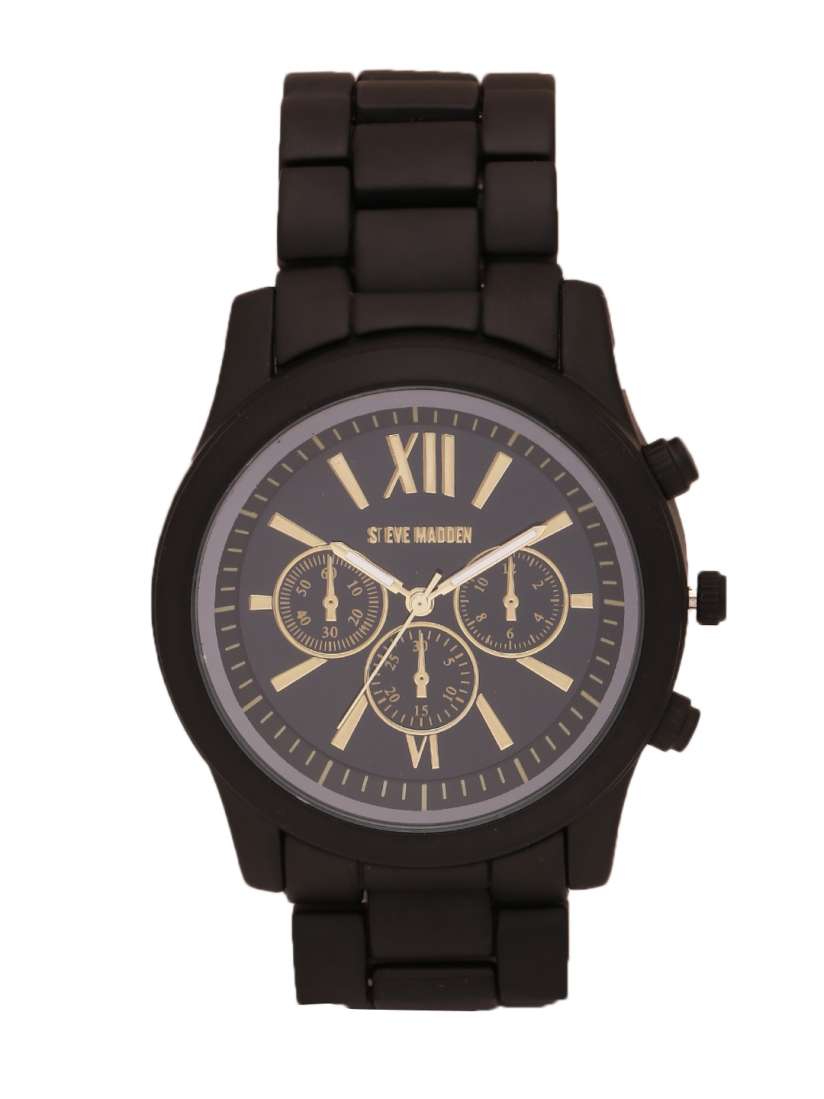 Buy Steve Madden Men Black Chronograph Watch SMW094BK G Watches for Men 2467091 Myntra