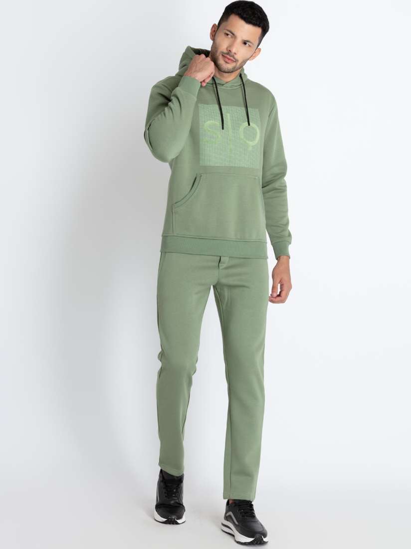 Buy Status Quo Printed Hooded Tracksuit Tracksuits for Men 24673996 Myntra