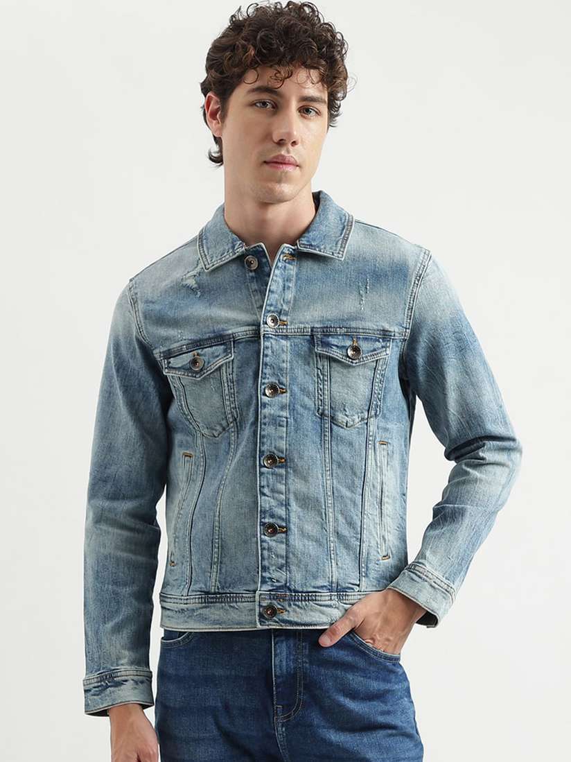 Buy United Colors of Benetton Washed Denim Jacket Jackets for