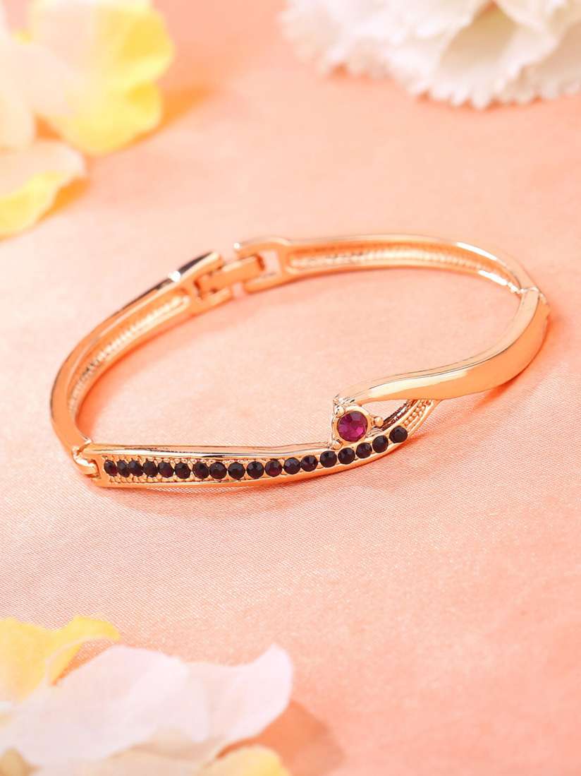 Rose gold plated bangle online