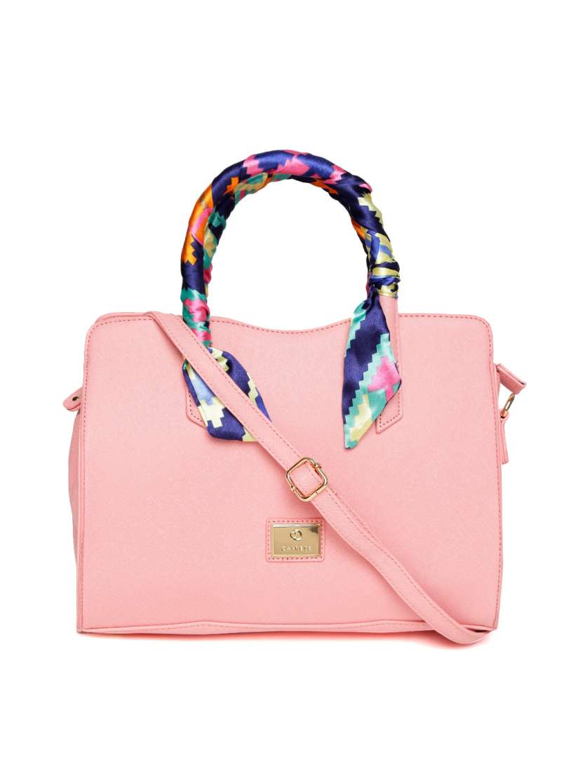 Caprese pink solid handheld bag hotsell