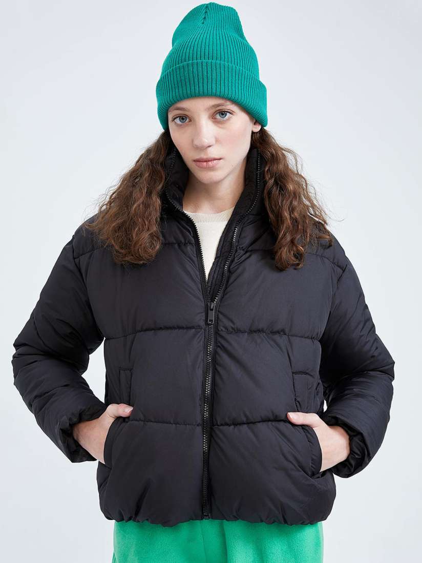 Buy DeFacto Hooded Puffer Jacket Jackets for Women 24690522 Myntra