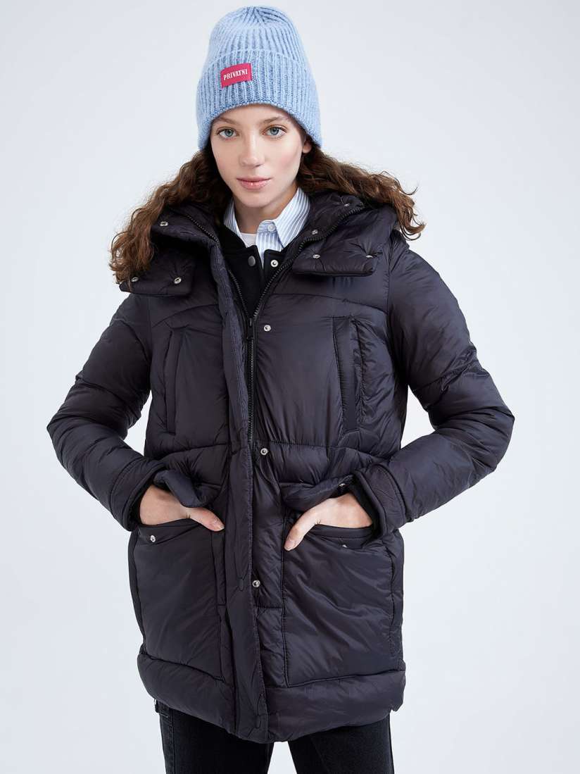 Buy DeFacto Longline Puffer Jacket Jackets for Women 24690542 Myntra