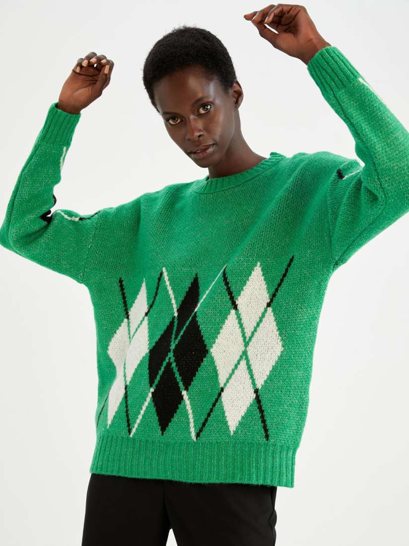 Argyle pullover sweater clearance