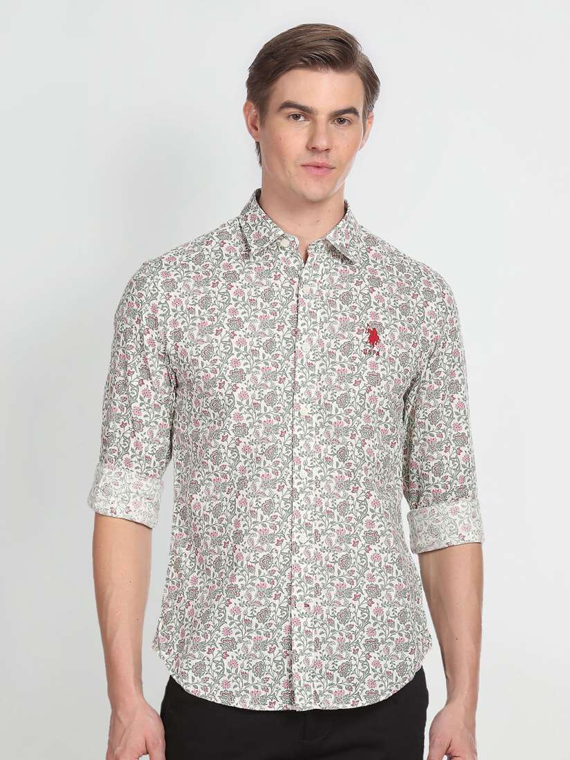 Us polo floral shirts on sale