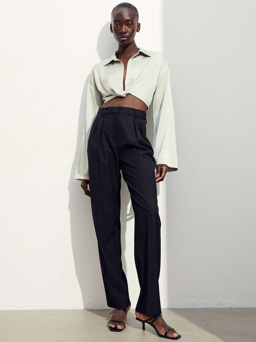 Tapered trousers womens sales