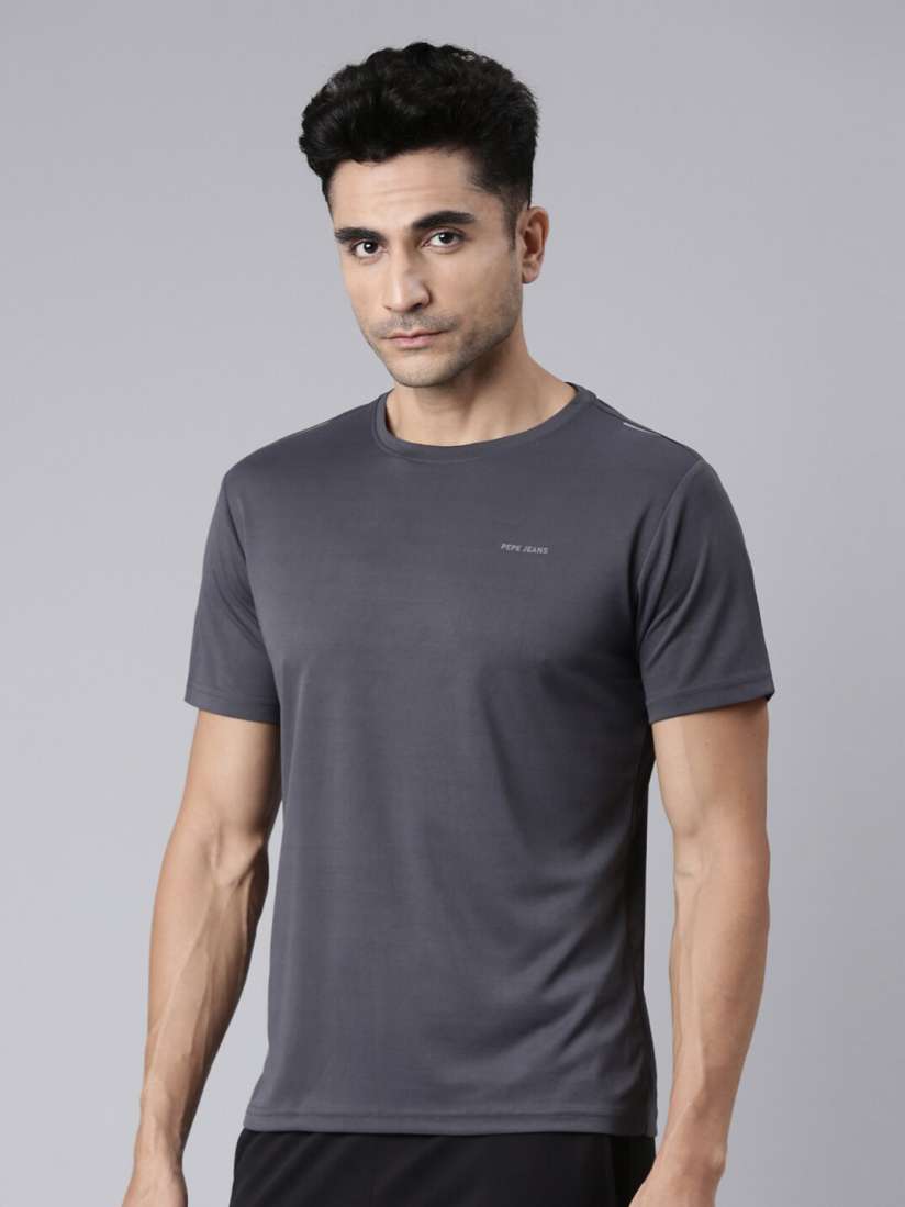 Buy Pepe Jeans Round Neck Short Sleeves T shirt Tshirts for Men 24699780 Myntra