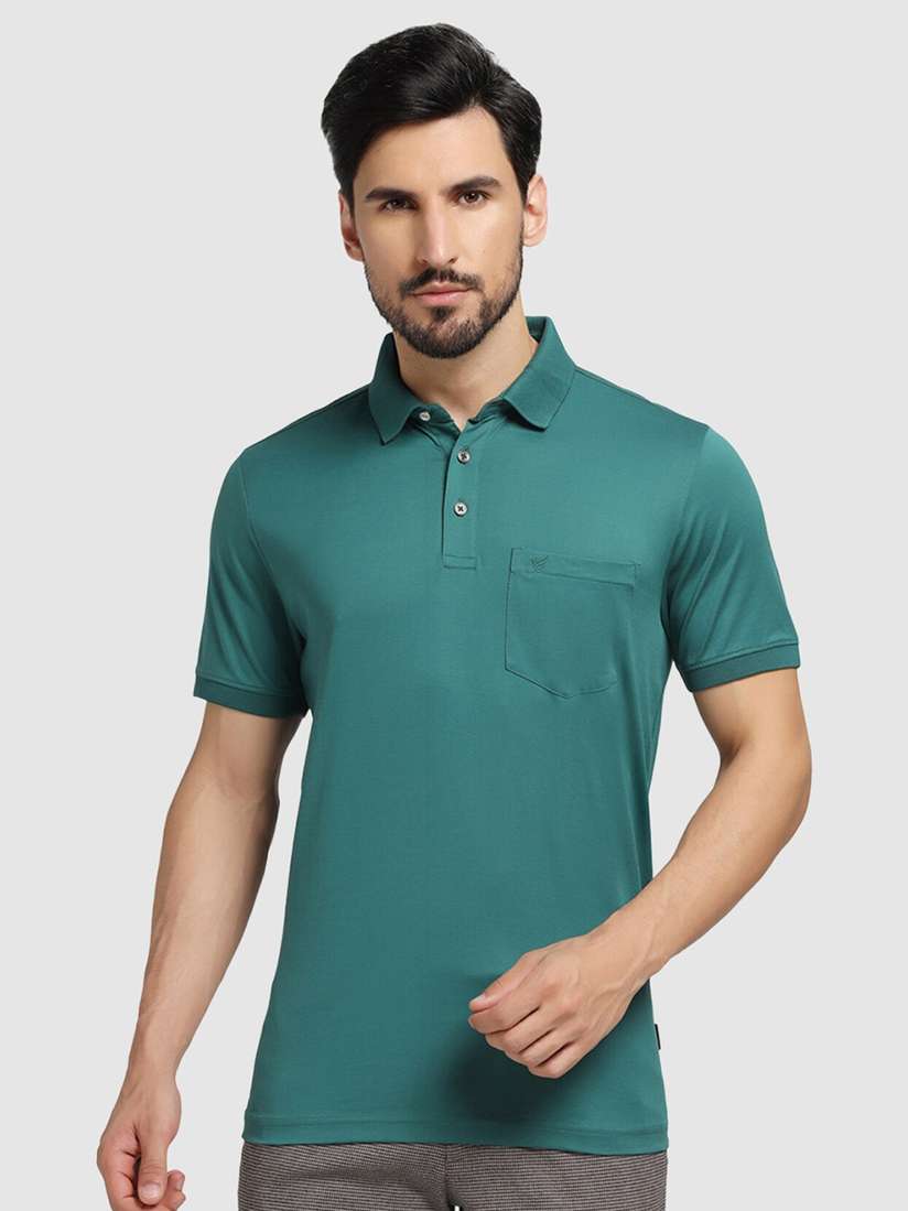 Blackberrys Polo Collar Slim Fit Pure Cotton T-Shirt