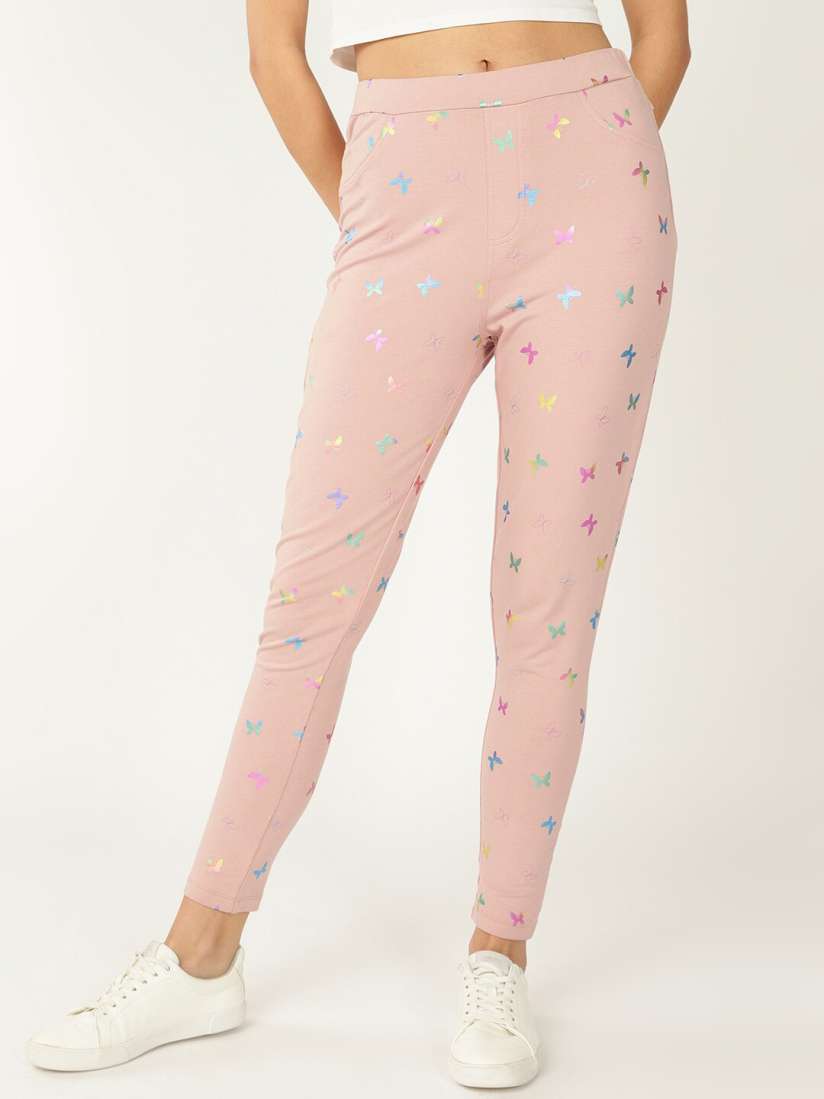 Buy DressBerry Women Skinny Fit Printed Jeggings Jeggings for Women 24701350 Myntra