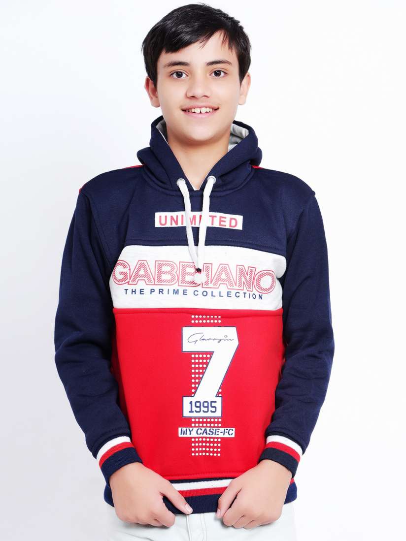 Hooded bomber jacket boys top