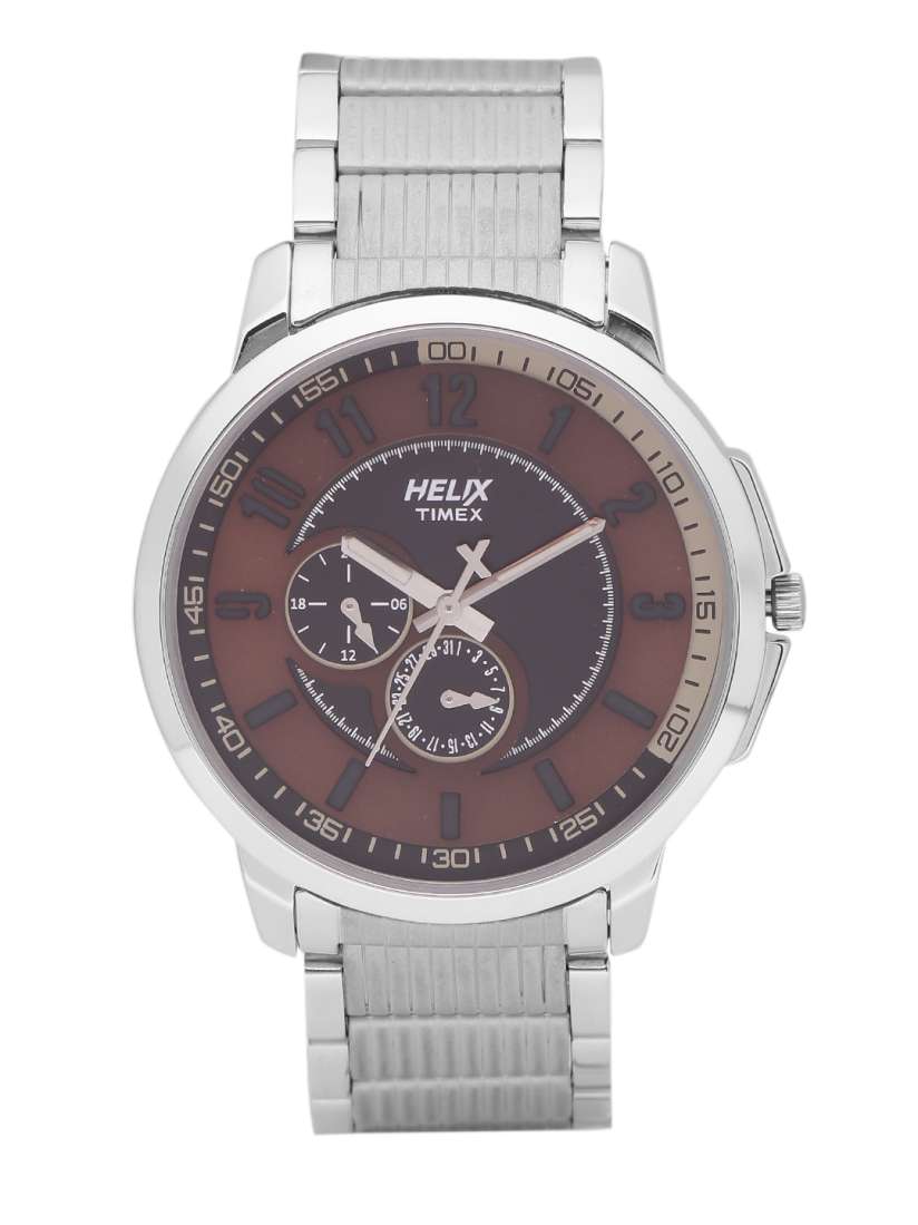 Buy Helix by Timex Men Bronze Toned Analogue Watch TW027HG12 Watches for Men 2470489 Myntra