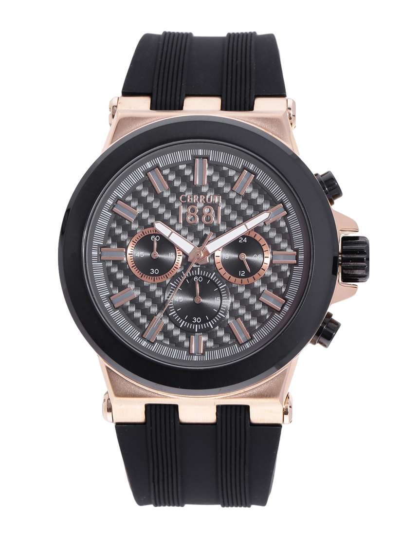 Buy Cerruti 1881 Men Gunmetal Toned Chronograph Watch CRA174SRB61BK Watches for Men 2470586 Myntra