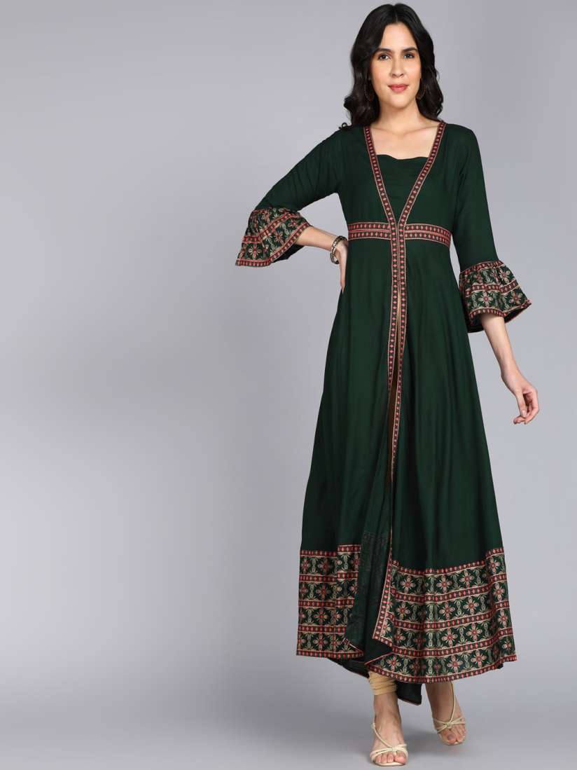Layered anarkali kurta shop