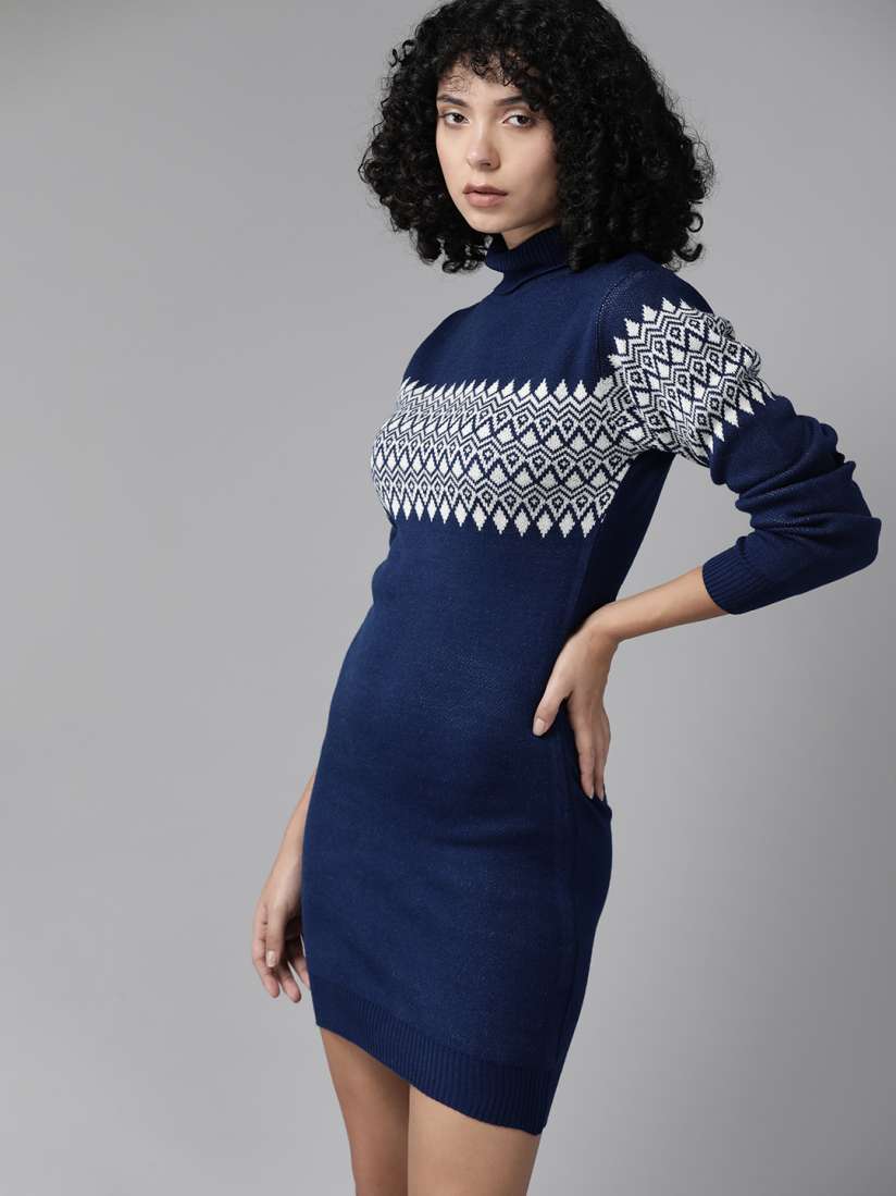 Myntra sweater dress on sale