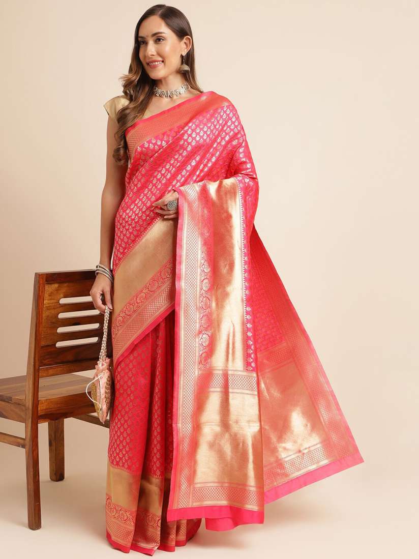 Buy KALINI Woven Design Zari Kanjeevaram Saree Sarees for Women 24715558 Myntra