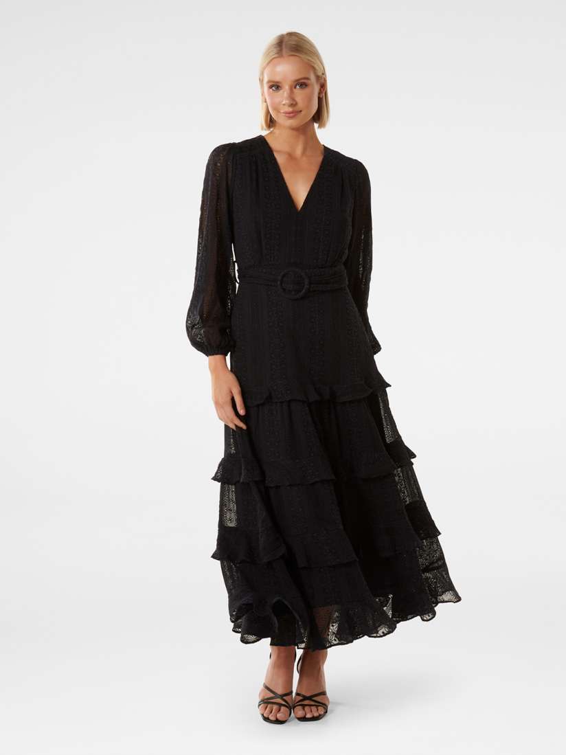 Forever new shine lace floral dress sales
