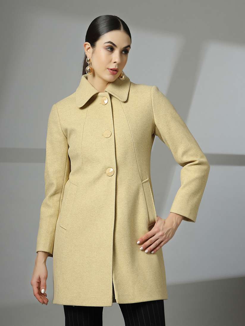 美品 THE NERDYS Stand Fall Collar Coat