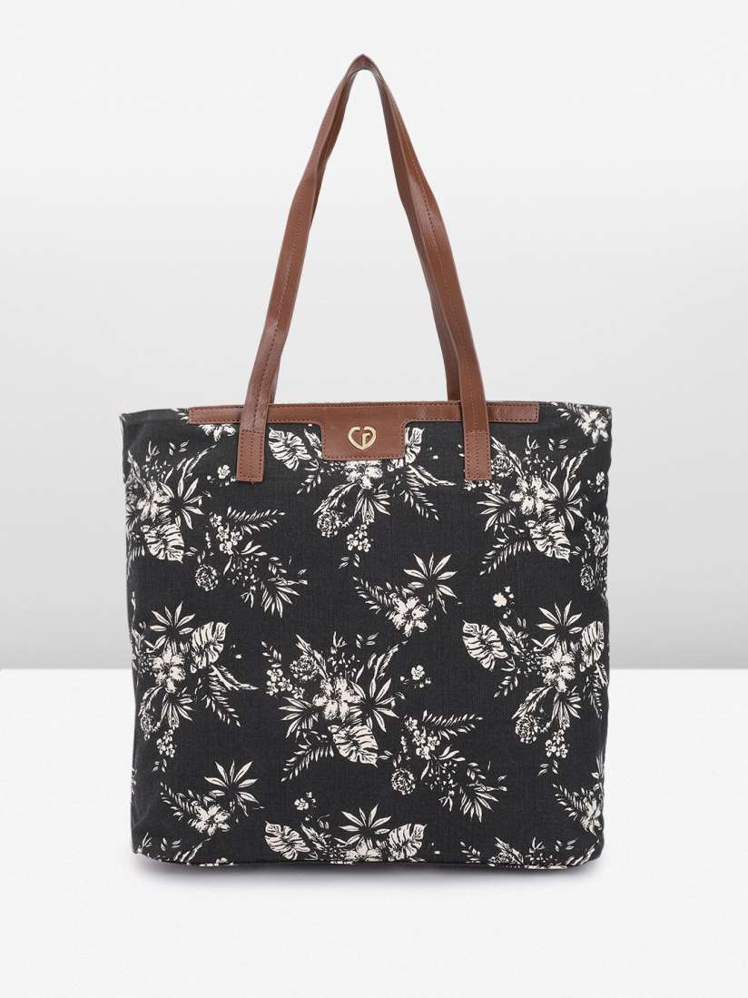 Buy Caprese Floral Print Oversized Structured Shoulder Bag Handbags for Women 24735126 Myntra