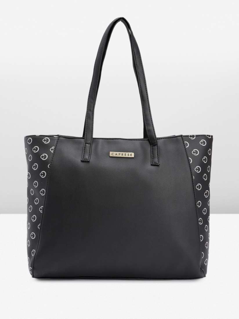 Buy Caprese Brand Logo Print Structured Shoulder Bag Handbags for Women 24735442 Myntra