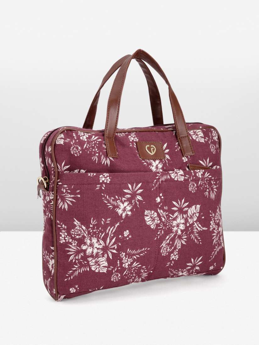 Buy Caprese Women Floral Printed Laptop Bag Laptop Bag for Women 24735548 Myntra