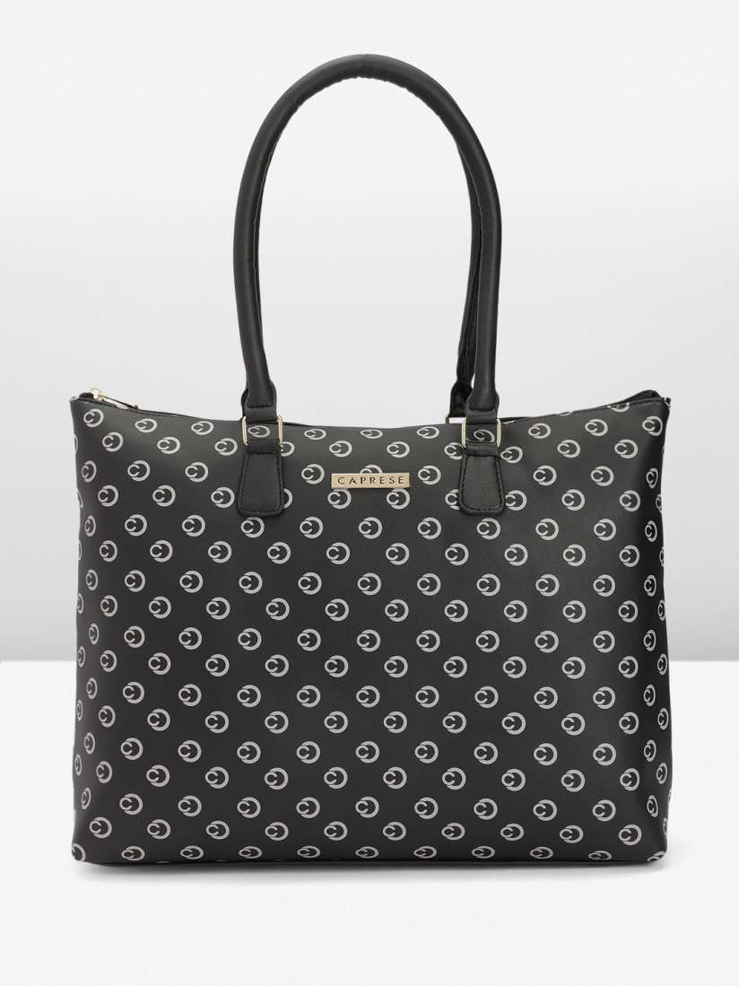 Buy Caprese Brand Logo Print Structured Shoulder Bag Handbags for Women 24735728 Myntra