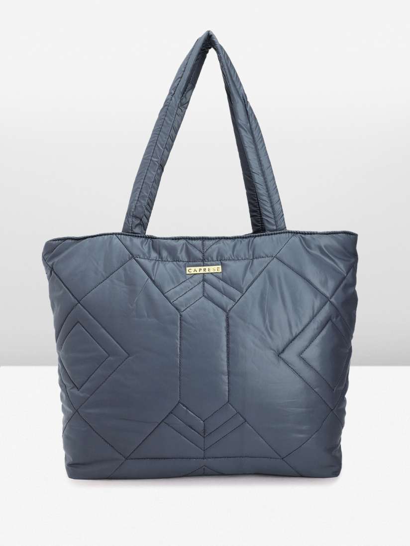 Buy Caprese CLARA Self Design Oversized Shoulder Bag with Quilted Detail Handbags for Women 24735744 Myntra