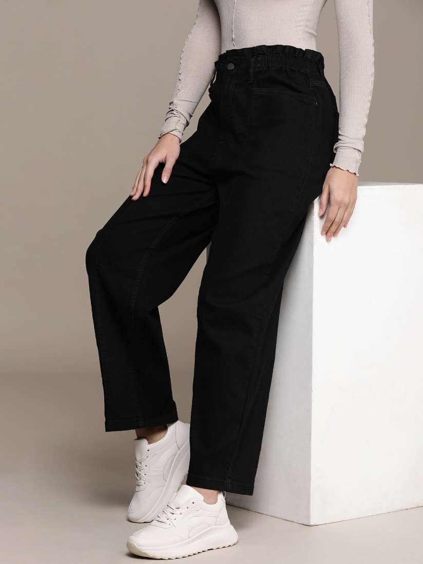 Buy Moda Rapido Women Baggy Fit High Rise Stretchable Jeans Jeans for Women 24736988 Myntra