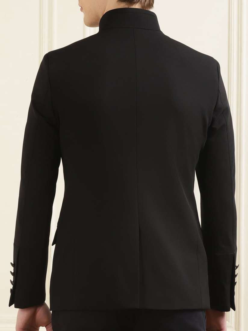 Buy Karl Lagerfeld Mandarin Collar Single breasted Formal Blazer Blazers for Men 24737880 Myntra