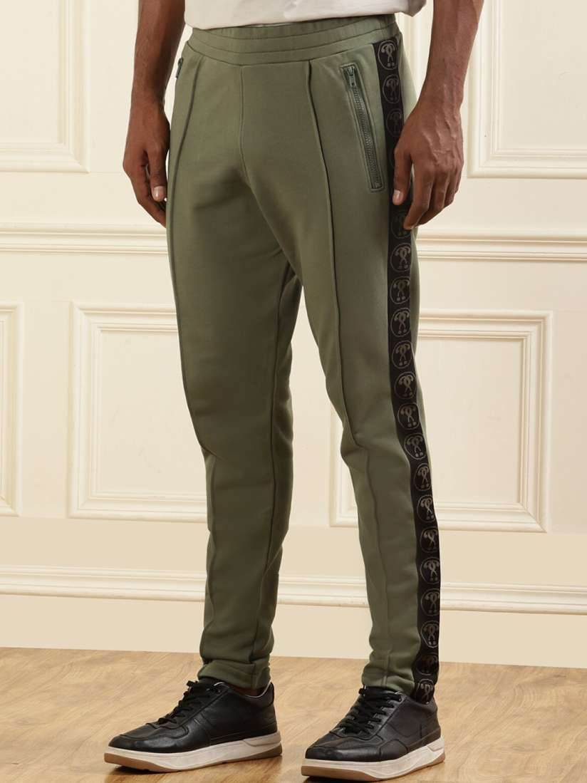 Buy MOSCHINO COUTURE Men Side Panel Printed Pure Cotton Track Pants Track Pants for Men 24738820 Myntra