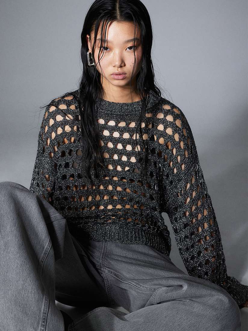Buy H M Hole Knit Jumper Sweaters for Women 24747952 Myntra