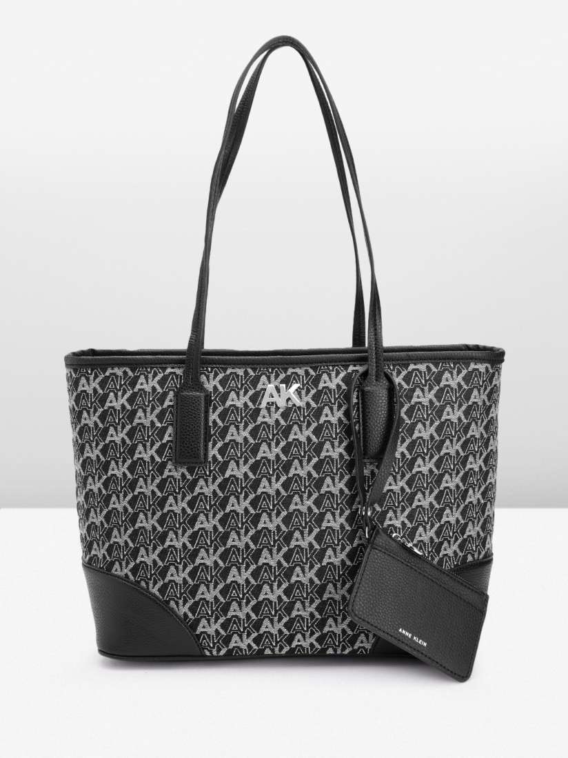Buy ANNE KLEIN Brand Logo Printed Structured Shoulder Bag Handbags for Women 24748576 Myntra