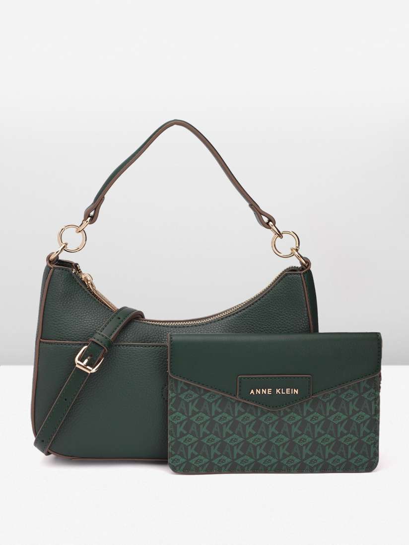 Buy ANNE KLEIN Structured Convertible Sling Bag With Detachable Pouch Handbags for Women 24748672 Myntra