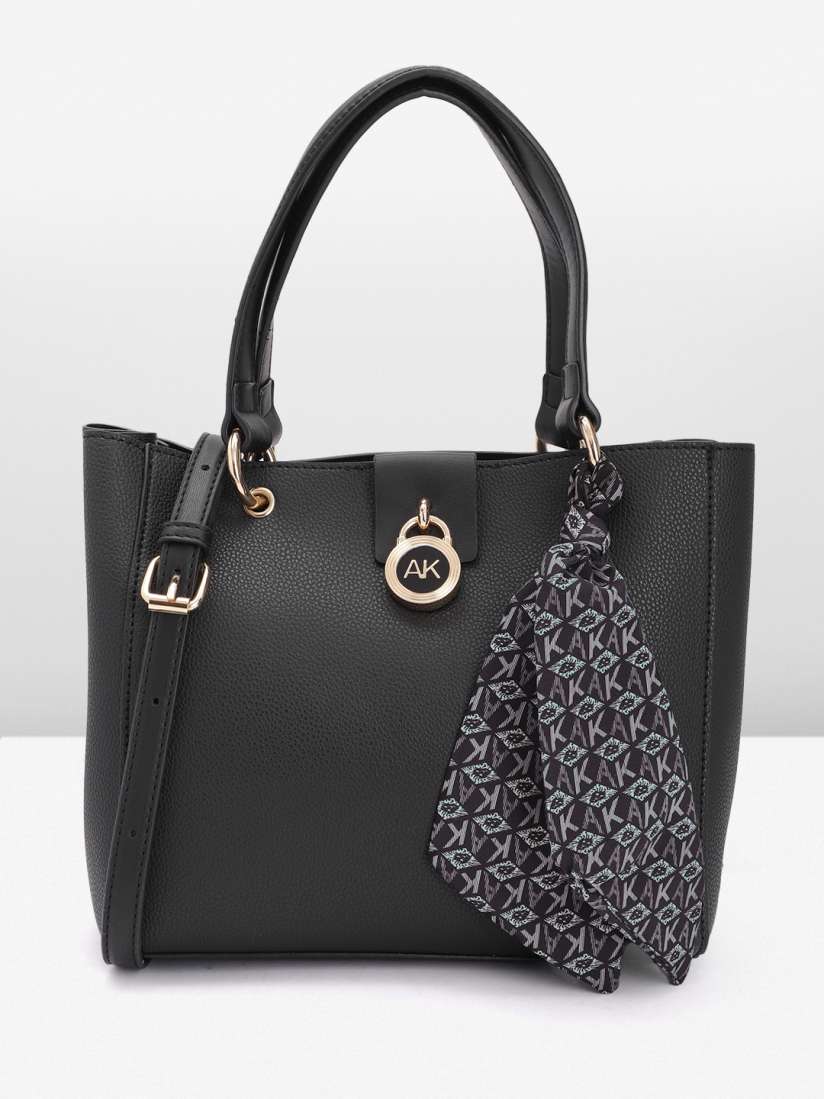 Buy ANNE KLEIN Black Structured Handheld Bag Handbags for Women 24748832 Myntra