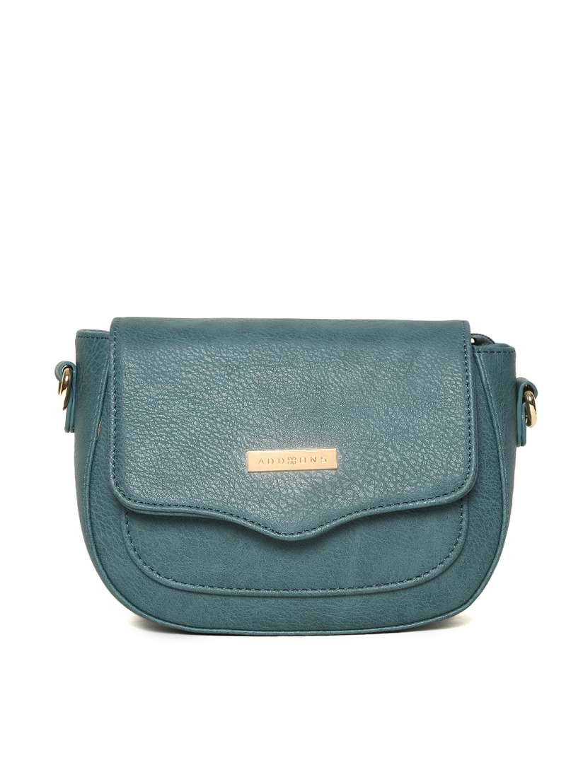 Buy Addons Blue Solid Sling Bag Handbags for Women 2475353 Myntra