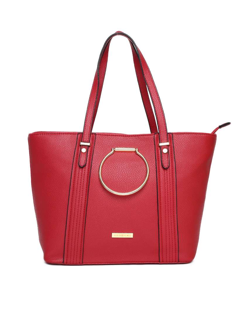 Buy Addons Red Solid Shoulder Bag Handbags for Women 2475358 Myntra