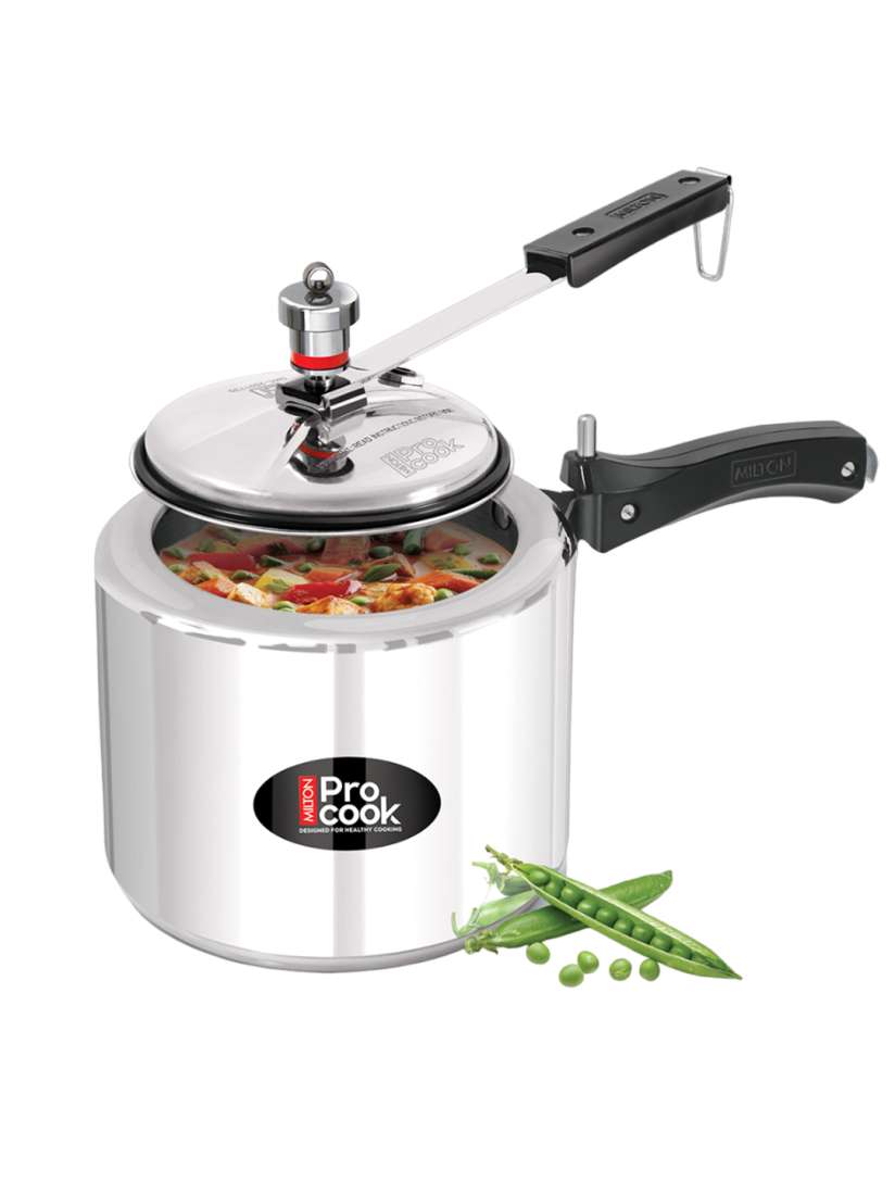 Buy Milton Pro Cook Aluminium Non Induction Pressure Cooker With Inner Lid 3 L Pressure Cooker for Unisex 24753592 Myntra