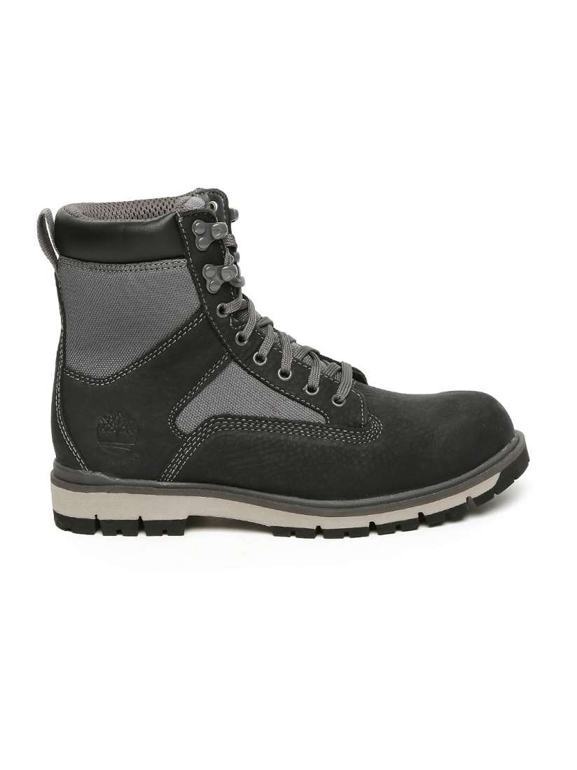 Buy Timberland Men Grey Black Forged Iron Vecchio Flat Boots Boots for Men 2475492 Myntra