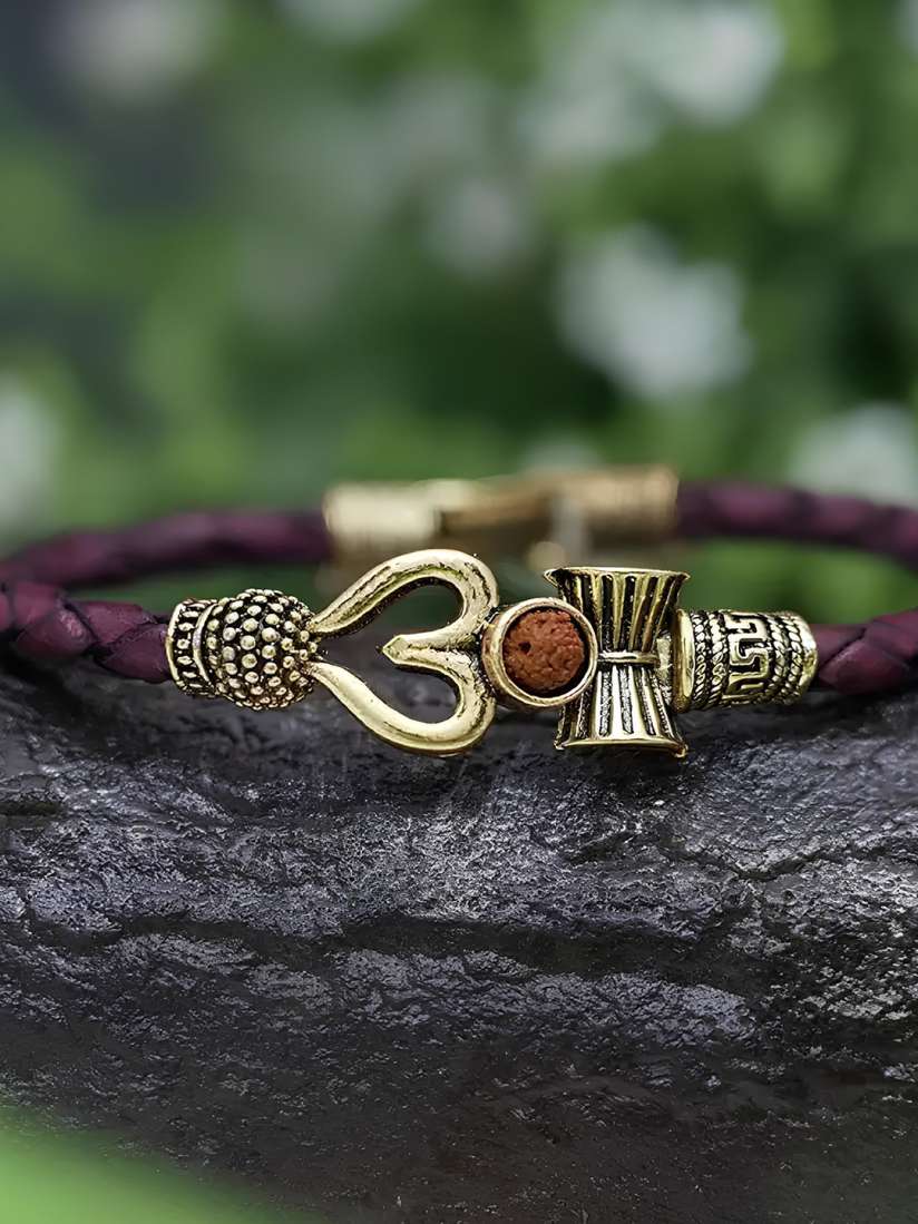 Buy KARISHMA KREATIONS Unisex Leather Link Bracelet Bracelet for Unisex 24755308 Myntra