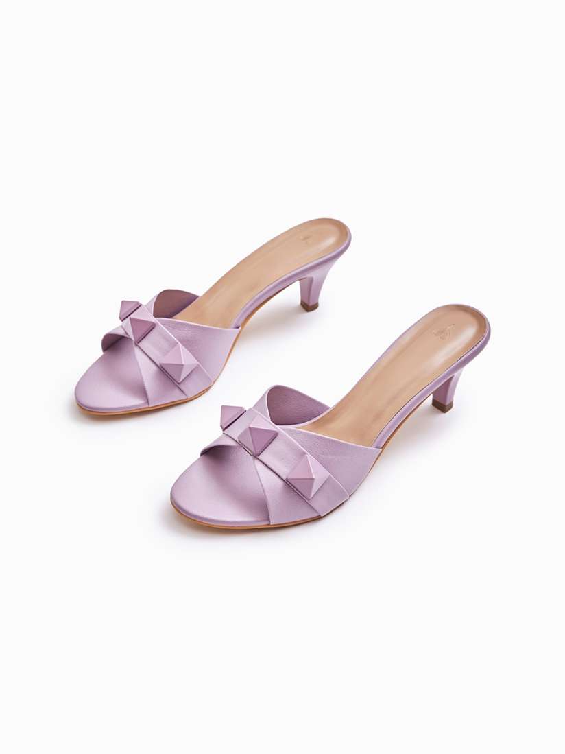 Studded open toe heels on sale
