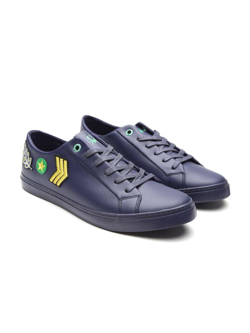 Buy United Colors of Benetton Men Navy Blue Sneakers Casual Shoes for Men 2476517 Myntra