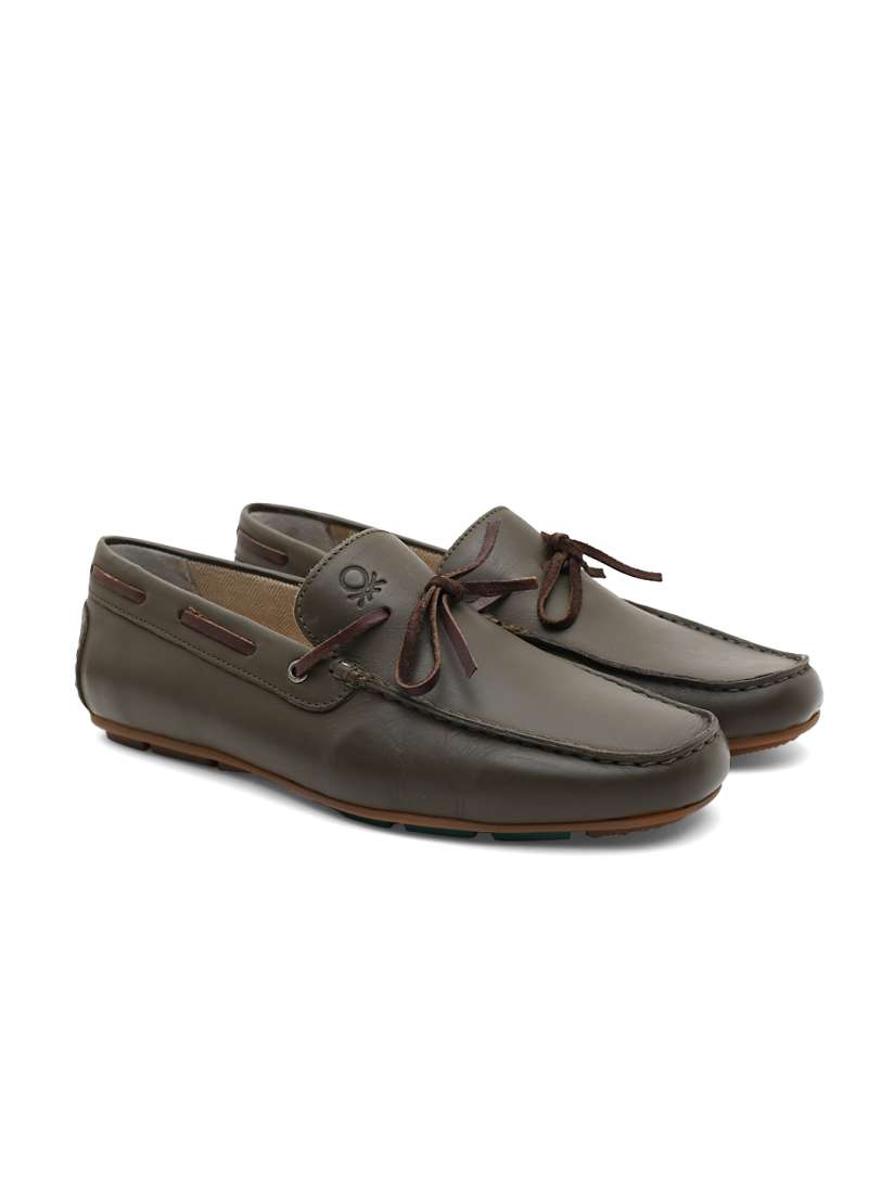 United colors of benetton boat shoes on sale