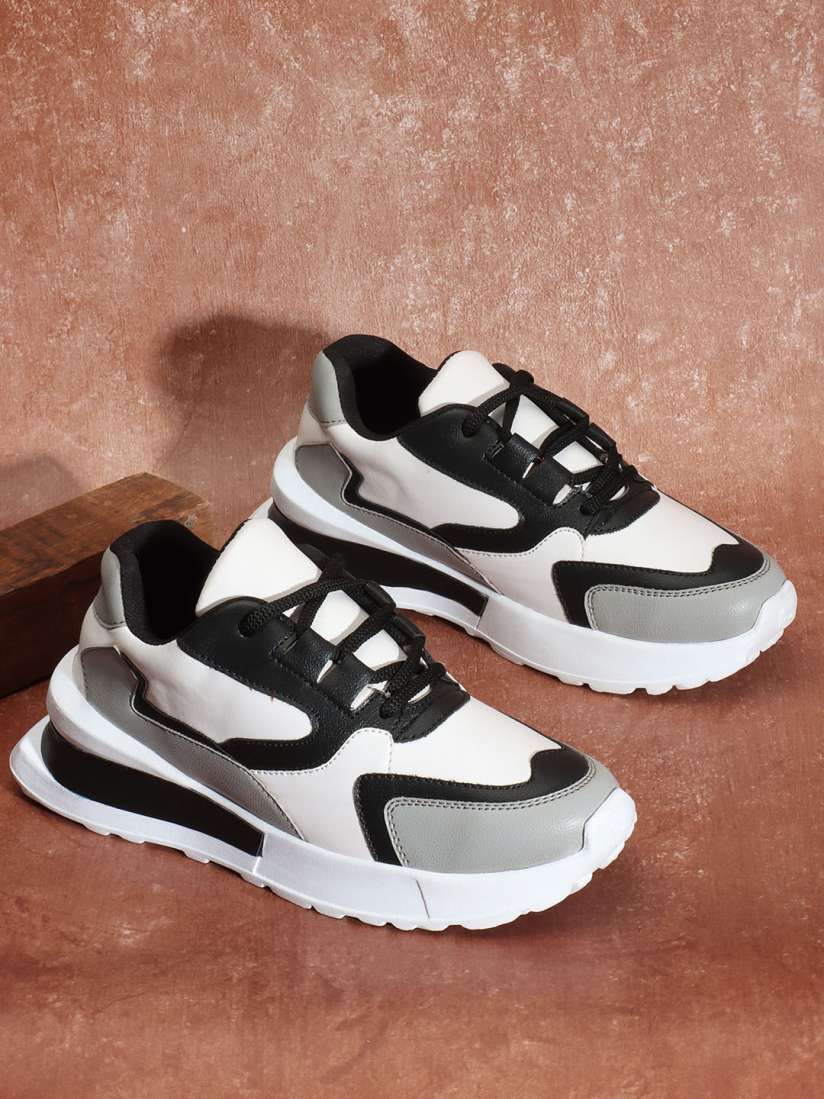 Buy The Roadster Lifestyle Co. Women White Black Colourblocked Lightweight Sneakers Casual Shoes for Women 24773846 Myntra