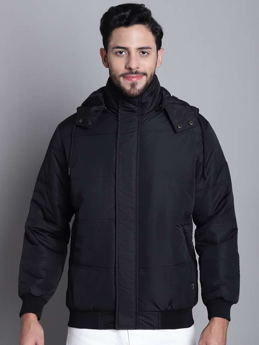 Buy Cantabil Hooded Lightweight Longline Bomber Jacket Jackets for Men 24777562 Myntra