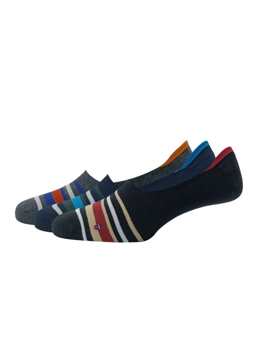 Buy Louis Philippe Men Pack Of 3 Striped No Show Socks Socks for Men 24778074 Myntra