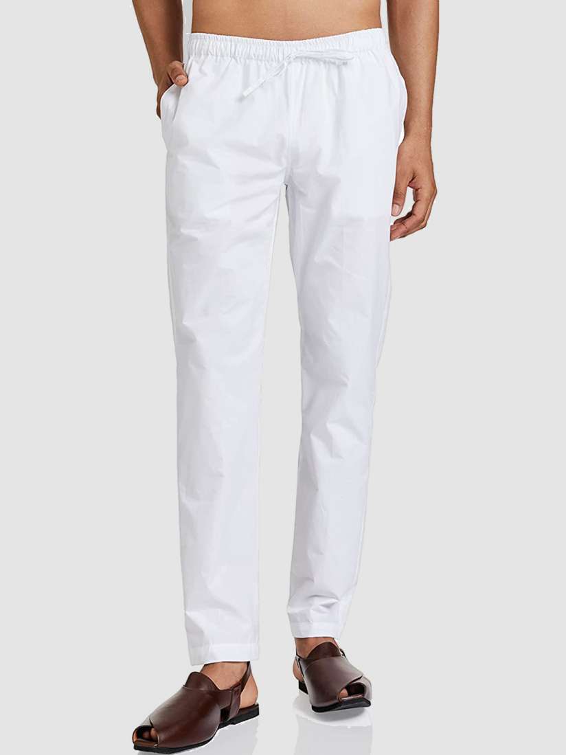 White cotton pyjamas for mens outlet