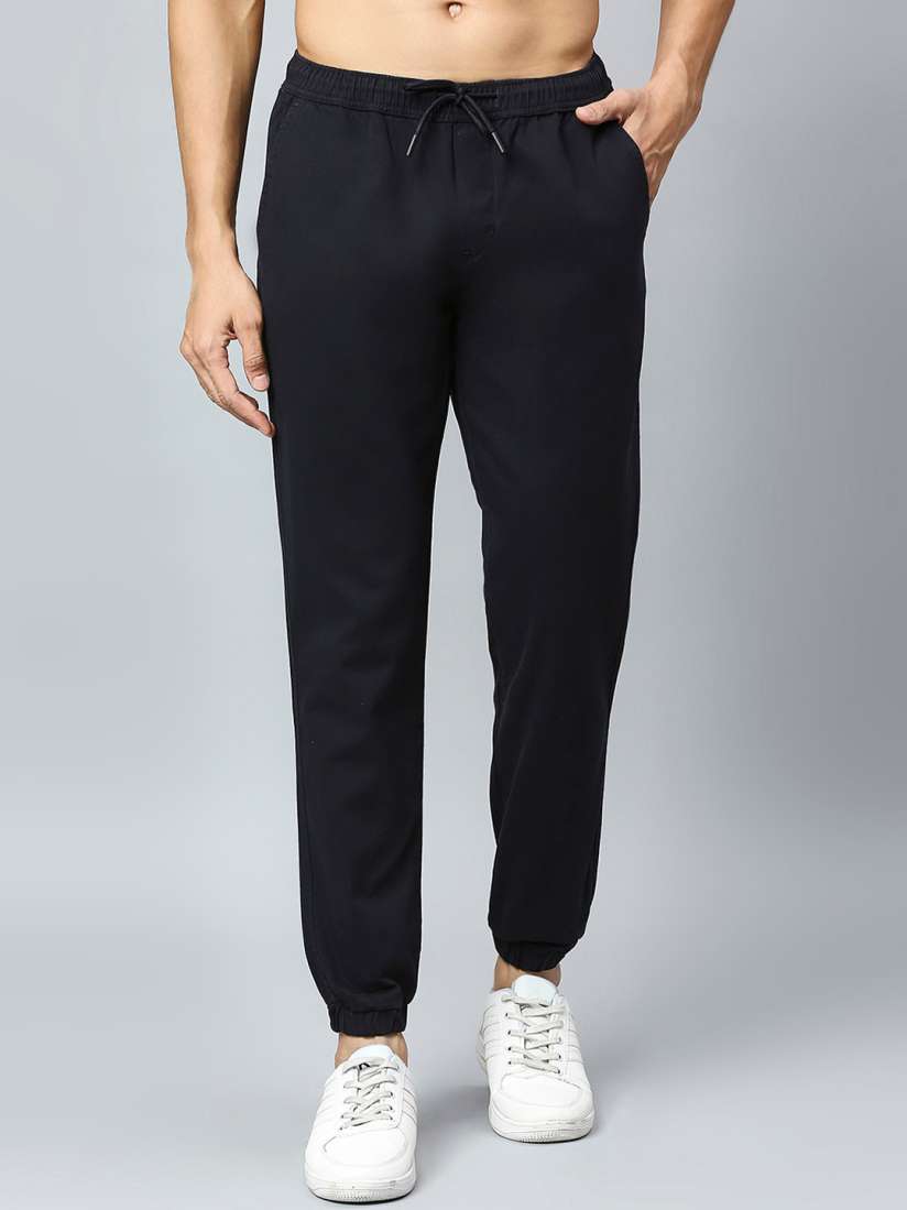 Buy Provogue Men Smart Slim Fit Joggers Trousers Trousers for Men 24784008 Myntra
