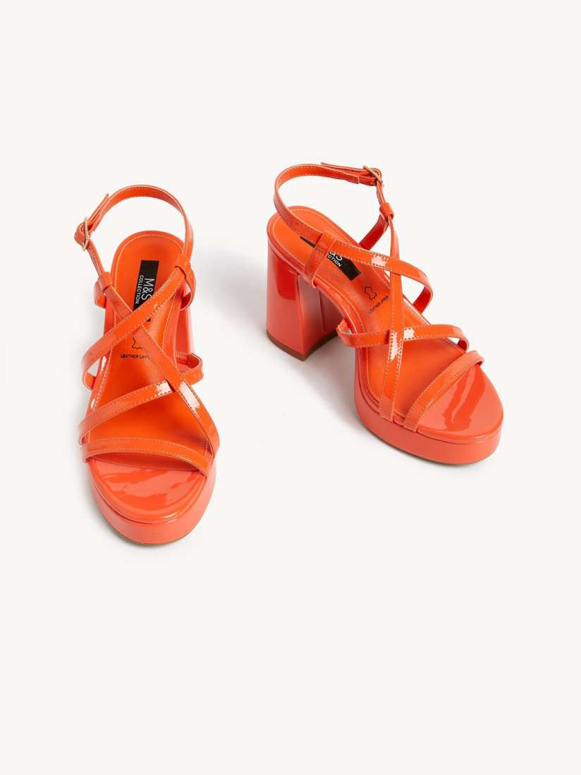 Marks and spencer block heel top